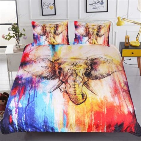 Elephant Colorful Bedding Set - Teeruto