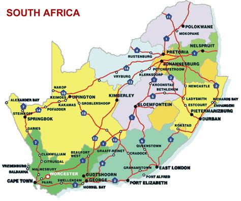 South Africa Map