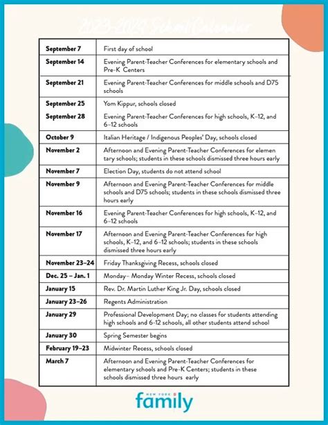 New York School District Calendar 2024 - Free Printable December 2024 ...