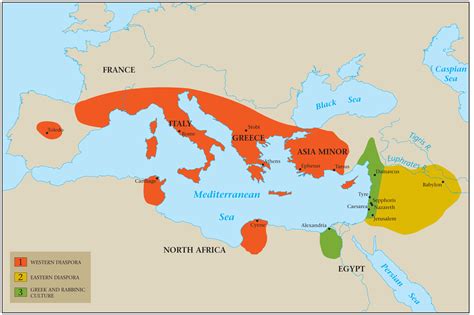 Spread Of Essenes Map