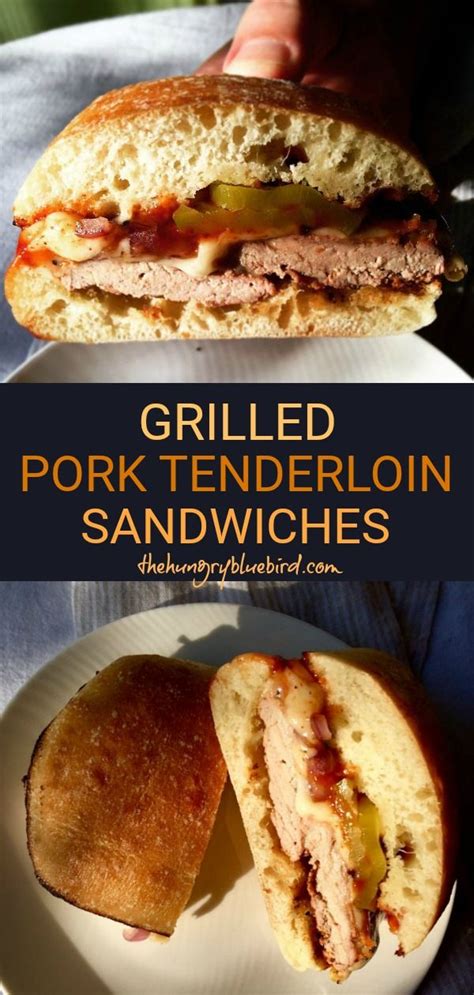 Grilled Pork Tenderloin Sandwiches | Recipe | Grilled pork tenderloin ...