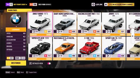 Forza Horizon 5 Barn Finds: Tous les emplacements et tous les véhicules ...