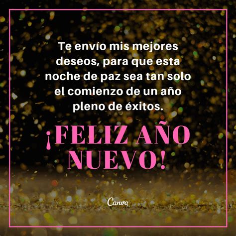 Frases e imágenes de Año Nuevo para festejar - Canva