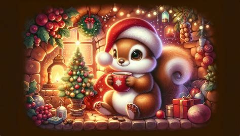 Download Ai Generated, Christmas, Squirrel. Royalty-Free Stock ...