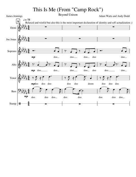 This Is Me (From "Camp Rock") Sheet music for Piano, Stamp (Mixed ...