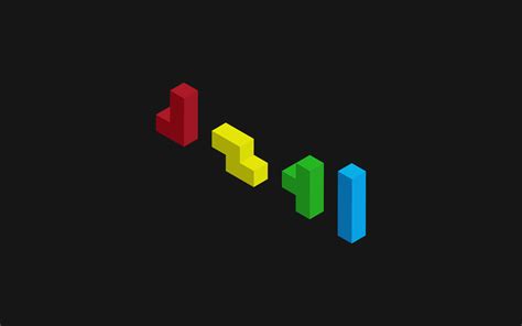 Download 3D Tetris Blocks Minimal Background Wallpaper | Wallpapers.com