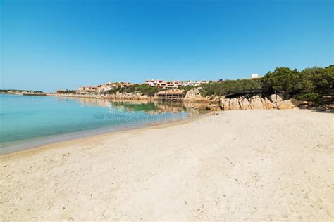 Small beach in Porto Cervo stock image. Image of blue - 115067469