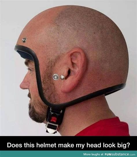 Big head helmet Cool Motorcycle Helmets, Cool Motorcycles, Riding ...