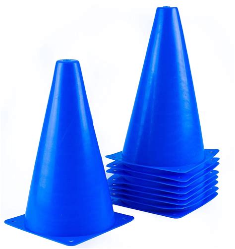 RK Sports CONE-9S Plastic Sport Cones - Blue - Walmart.com