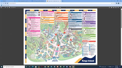 2022 Kings Island Park Map Released - Kings Island - Kings Island ...