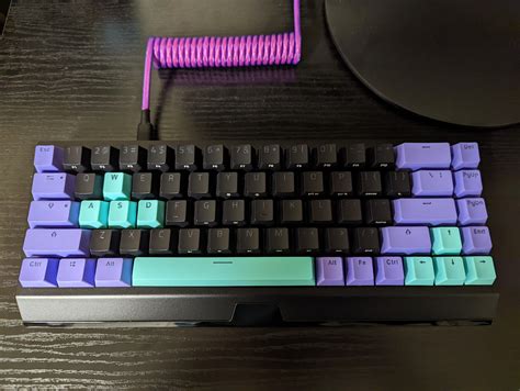 I finally got my keycaps and coiled cable for my BlackWidow V3 Mini ...