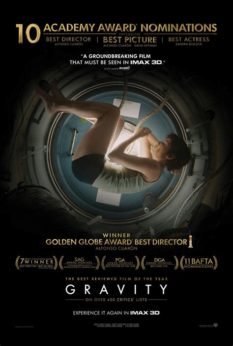 Gravity (#7 of 8): Extra Large Movie Poster Image - IMP Awards