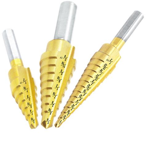 Wholesale 30sets 90pcs Step Drill / Cone Cutter Set 3pcs HSS 13 steps 1 ...