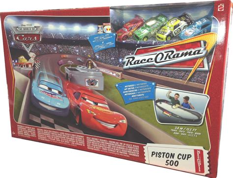 Disney Pixar Cars Piston Cup 500 Track Racing Set: Amazon.co.uk: Toys ...