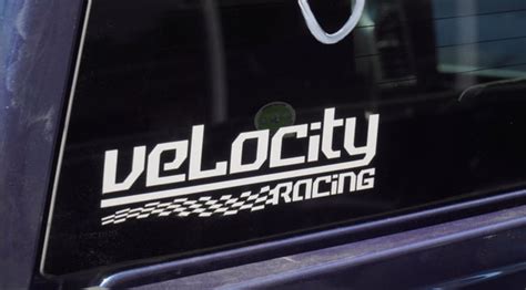 Velocity Racing Decal | ShopVelocityRacing