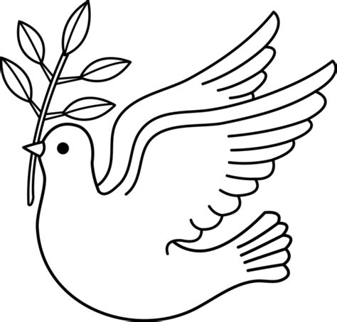 Free Dove Line Art, Download Free Dove Line Art png images, Free ...