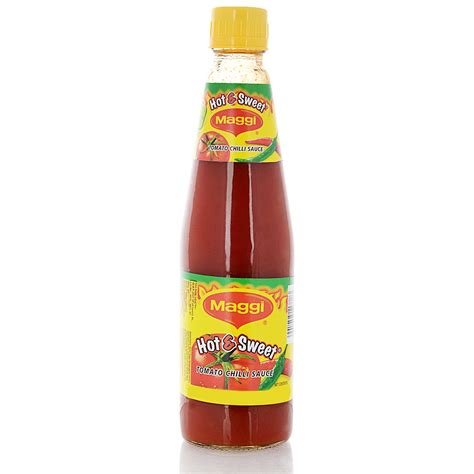 MAGGI Tomato Chilli Sauce - Hot And Sweet, 500 Gm Bottle : Amazon.in ...