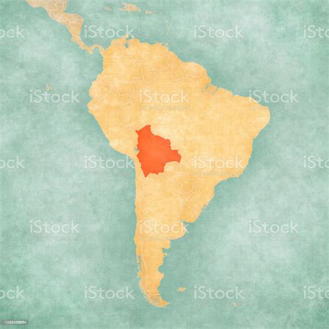 Map Of South America Bolivia Stock Illustration - Download Image Now ...