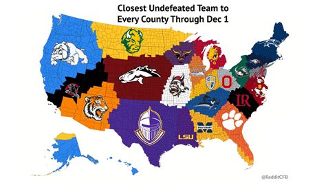 Map Of Fbs College Football Teams : 25 Maps That Explain College ...