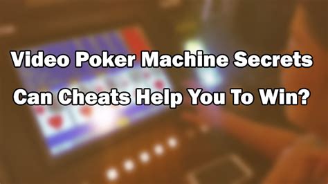 Video Poker Machine Secrets - Can Cheats Help You To Win? - King Casino