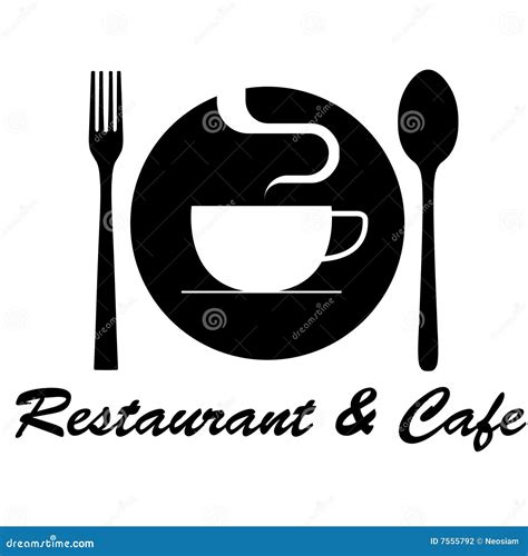 Restaurant & Cafe Logo Stock Photography - Image: 7555792