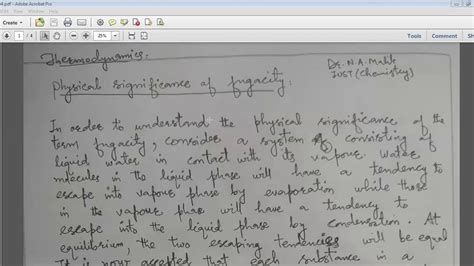 Physical significance of fugacity. Activity and activity coefficient ...