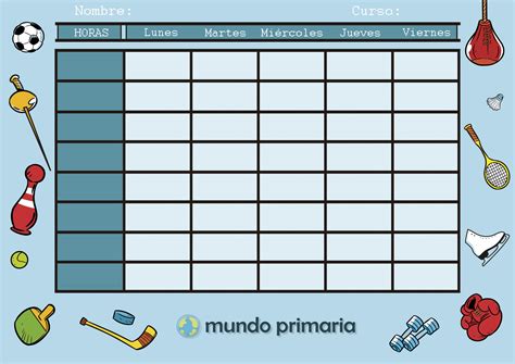 Calendario Escolar En Ingles Para Ninos