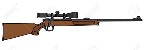 Hunting Rifle Drawing at GetDrawings | Free download