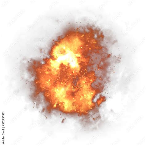 Fire explosion effect element Stock Illustration | Adobe Stock