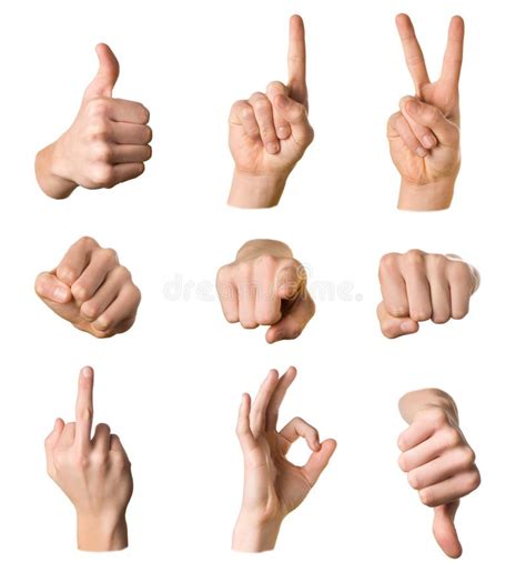 Hand signs stock photo. Image of crossed, fingers, middle - 24856852