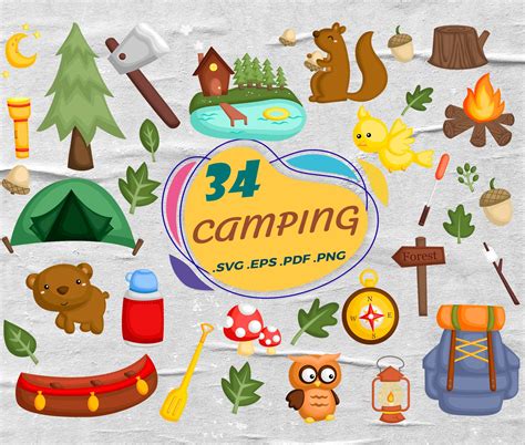 Camping svg,Camping SVG Bundle,Camper Svg,Campfire Svg,Camping Clipart ...