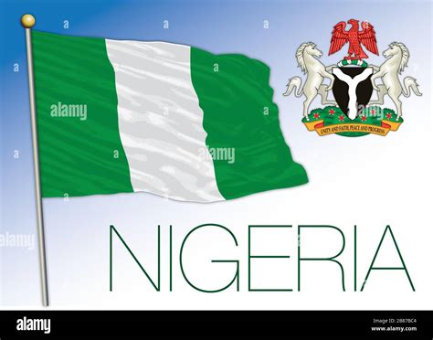 Nigerian woman flag Stock Vector Images - Alamy