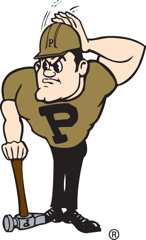 Purdue Boilermakers Mascot Logo - NCAA Division I (n-r) (NCAA n-r ...