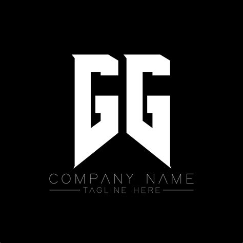 diseño del logotipo de la letra gg. letras iniciales gg icono del ...