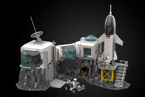 Lunar Outpost | Lego projects, Lego space station, Lego design