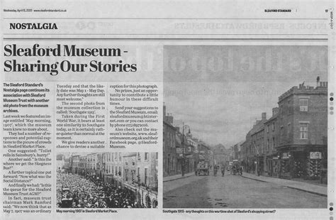 Heritage articles in the Sleaford Standard….. | Sleaford Museum