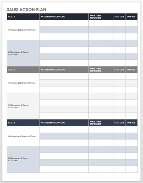 Free Sales Plan Templates | Smartsheet