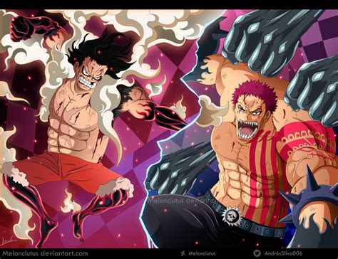 Monkey D. Luffy vs Charlotte Katakuri by Melonciutus on DeviantArt