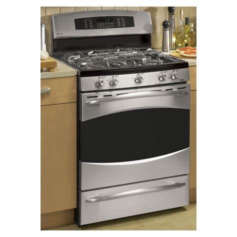 GE Profile 30-Inch 5-Burner Freestanding Gas Range (Color: Stainless ...