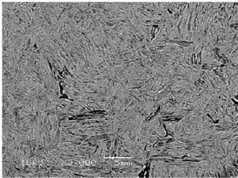 Quenched microstructure of AISI 4140 material, Nital 5%. | Download ...