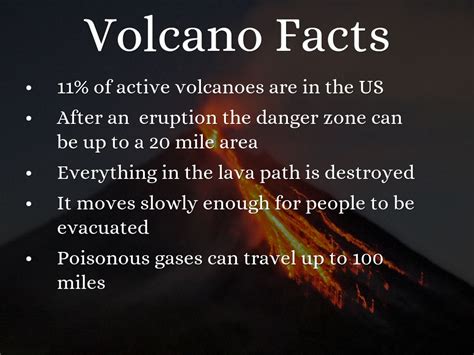 5 Facts About Volcanoes