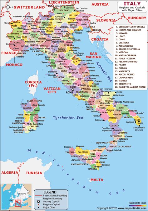 Italy Map | HD Map of the Italy