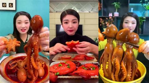 Raw Shrimp,Ostopus, Salmon with Ssoyoung Eat Mukbang -ASMR 후니 Hoony ...