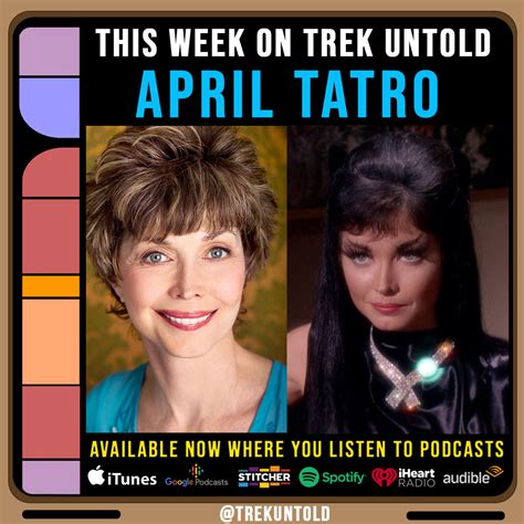 96: April Tatro is the Cat's Meow - Trek Untold: The Star Trek Podcast ...