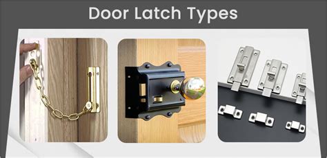 15 Door latch types commonly used in Indian homes & offices.