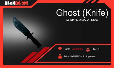 Find the Illustrious Ghost 2018 Knife in MM2: Insider Tips and Tricks ...