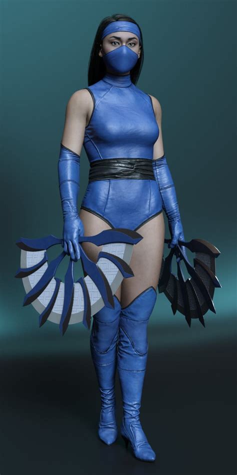 Mortal Kombat 11 Kitana Mk2 Klassic G8F - Daz Content by bigmadbruh112