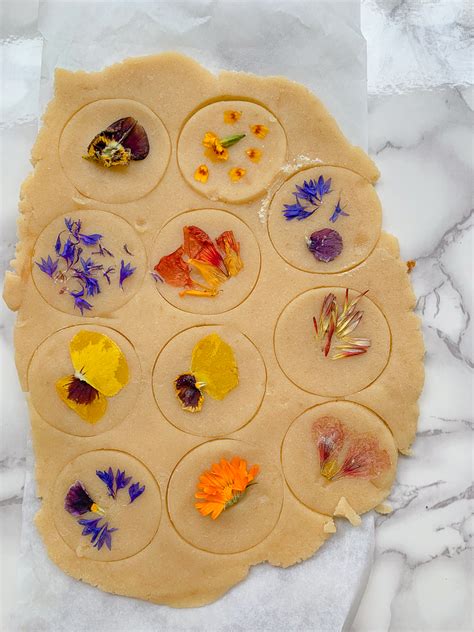 Edible Flower Cookies-3 - Cooking with Books