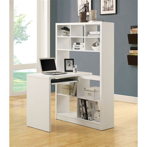 White Corner Desk With Shelves - Ideas on Foter