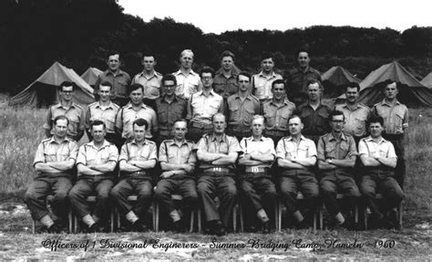 1960 – 45 Field Park Squadron – Ravelin Bridge Camp Hameln – Memories ...